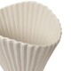 Váza FOUNTAIN 30,5 cm, bílá, kamenina, ferm LIVING - thumb (2)