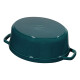 Hrnec 31 cm, ovál, mořská modř, Staub - thumb (3)