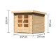 Dřevěný domek KARIBU BASTRUP 2 (73283) natur LG2805 - thumb (1)