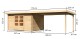 Dřevěný domek KARIBU BASTRUP 7 + přístavek 400 cm (77807) natur LG2938 - thumb (1)