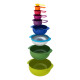 Joseph Joseph Kuchyňská mísa MULTI-COLOUR NEST™ 9 PLUS , sada 9 ks, stohovatelné, s odměrkou, barevná, Joseph Jose - thumb (2)