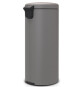 Pedálový odpadkový koš NEWICON 30 l, minerální šedá, Brabantia - thumb (2)