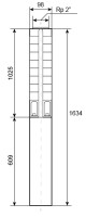 Ponorné čerpadlo EVAK V4S-14M13, 400V, 4,0kW, 2m kabelu - thumb (2)