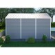 G21 Zahradní domek G21 GAH 1300 - 340 x 383 cm, šedý G21-63900581 - thumb (6)