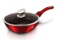 BERLINGERHAUS Pánev hluboká s mramorovým povrchem a poklicí 24 cm Burgundy Metallic Line BH-1259 - thumb (4)