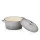 KELA Pekáč litinový s poklicí CALIDO 26 cm šedá KL-12607 - thumb (1)