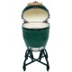 Gril na dřevěné uhlí L 46 cm,  + pojízdný stojan + ConvEGGtor + pohrabáč, zelená, Big Green Egg - thumb (14)