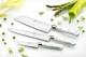 Santoku nůž TOQUE 18 cm, nerezové nýty, bílá, Lion Sabatier - thumb (1)