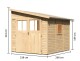 Dřevěný domek KARIBU BOMLITZ 3 (68862) natur LG3137 - thumb (1)