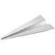Pravítko AIRPLANE 25 cm, stříbrná, Philippi - thumb (0)