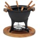 KELA Fondue set COUNTRY 11-dílný litina / dřevo KL-16644 - thumb (0)