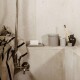 Kelímek na zubní kartáčky BON 6,5 cm, písková, porcelán, ferm LIVING - thumb (1)