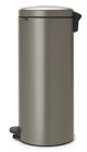 Pedálový odpadkový koš NEWICON 30 l, platinová, Brabantia - thumb (1)