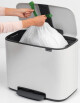 Pedálový odpadkový koš BO 36 l, bílá, Brabantia - thumb (4)
