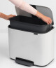 Pedálový odpadkový koš BO 36 l, bílá, Brabantia - thumb (2)