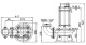 Kalové čerpadlo HCP BF‐32APN 400V bez plováku - thumb (2)