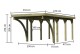 Carport KARIBU CLASSIC 2C 61969 ocelové střešní plechy LG3356 - thumb (2)