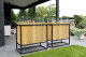 Oddělovací ohniště Cosiloft divider černý rám / teak COSI - thumb (8)