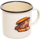Hrnek smaltovaný TOILETPAPER TOAD 10 cm, béžová, Seletti - thumb (1)