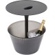 Odkládací stolek PICK UP 49 cm, s úložným prostorem, černá, Alessi - thumb (0)