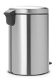 Pedálový odpadkový koš NEWICON 20 l, matná ocelová, ocel, Brabantia - thumb (2)
