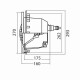 VágnerPool bazénové světlo COFIE "DESIGN" LED bílé - 13,5W - thumb (1)