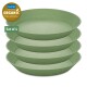 Hluboký talíř CONNECT 24 cm, sada 4 ks, přírodní listově zelená, Koziol - thumb (0)