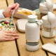 Láhev na vodu BOTTLE TO GO ORGANIC 600 ml, krémová, Lékué - thumb (1)