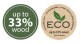 Prosperplast Květináč Prosperplast FURU SQUARE LOW ECO WOOD 30 cm naturo  611139 - thumb (1)