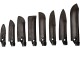 Ochranné pouzdro na nůž LEATHER 18 cm, na Santoku nůž , kůže, Forged - thumb (4)