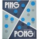 Sada na ping pong, sada 6 ks, modrá, Printworks - thumb (0)
