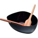 Mísa na salát BOAT 27 cm, s příborem, černá, Philippi - thumb (0)
