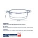 KELA Napařovací vložka do hrnce 20 cm nerez FLAVORIA  KL-10192 - thumb (4)