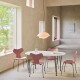Závěsná lampa CLAM 55 cm, bílá / mosaz, Fritz Hansen - thumb (4)