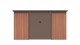 G21 Zahradní domek G21 GRAH 483 - 340 x 142 cm, hnědý G21-6390092 - thumb (1)