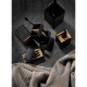 KELA Držák na zubní kartáčky Cube polyresin black KL-23688 - thumb (1)