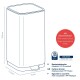 KELA Odkapávač na příbory Plata nerez matná stříbrná 10,0x11,5x18,5cm KL-12128 - thumb (2)