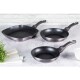 BERLINGERHAUS Pánev grilovací s mramorovým povrchem a poklicí 28 cm Carbon PRO Line BH-6909 - thumb (2)