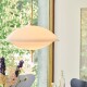 Závěsná lampa CLAM 55 cm, bílá / mosaz, Fritz Hansen - thumb (9)