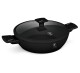 BERLINGERHAUS Pánev s titanovým povrchem a poklicí 30 cm Matte Black Collection BH-8186 - thumb (0)