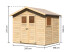 Dřevěný domek KARIBU DALIN 1 (45281) natur LG1702 - thumb (1)