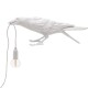 Stolní lampa BIRD PLAYING 33 cm, bílá, Seletti - thumb (1)