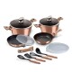BERLINGERHAUS Sada nádobí s mramorovým povrchem 13 ks Rosegold Metallic Line BH-7058 - thumb (1)