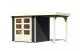 Dřevěný domek KARIBU ASKOLA 2 + přístavek 150 cm (38653) antracit LG3207 - thumb (0)