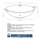 KELA Wok litinový s poklicí CALIDO 36 cm červená KL-11947 - thumb (3)
