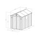 G21 Zahradní domek G21 Boston 523 - 188 x 278 cm, plastový, šedý G21-6390071 - thumb (2)