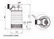 Kalové stavební čerpadlo 150 EUB-M 5.200T, 400V, 15kW, kabel 20m - thumb (3)