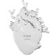 Váza LOVE IN BLOOM 25 cm, skleněná, Seletti - thumb (1)