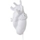 Nástěnné dekorační světlo HEART 32 cm, bílá, Seletti - thumb (2)