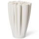 Váza DEDALI 25,5 cm, bílá, kamenina, ferm LIVING - thumb (0)